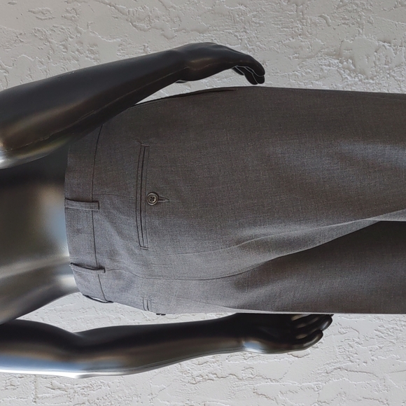 Lands End "Classic Clothing" Men's Pure Wool Luxury Flat Front Trousers - Picture 1 of 18